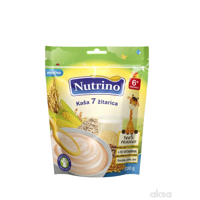 Nutrino mlečna instant kaša 7 žitarica 200g