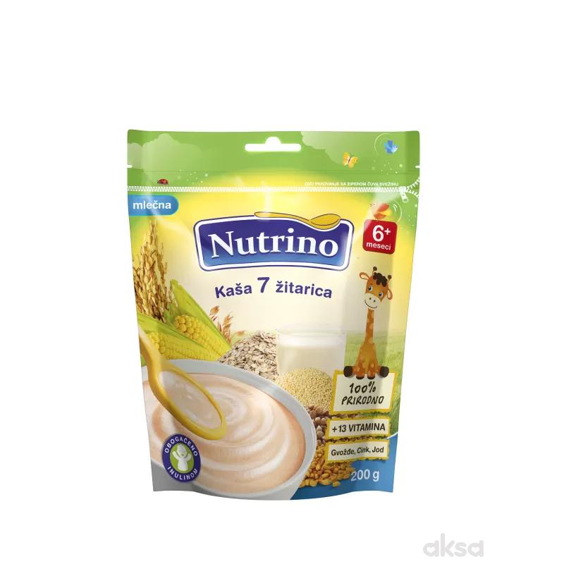 Nutrino mlečna instant kaša 7 žitarica 200g