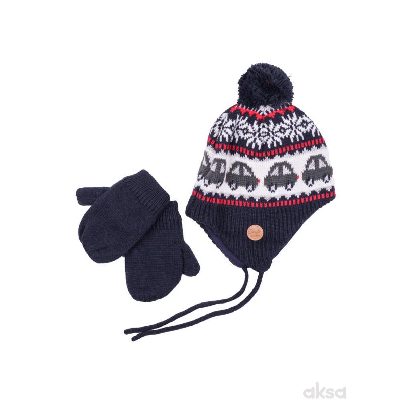 Jungle bebi set (kapa i rukavice)