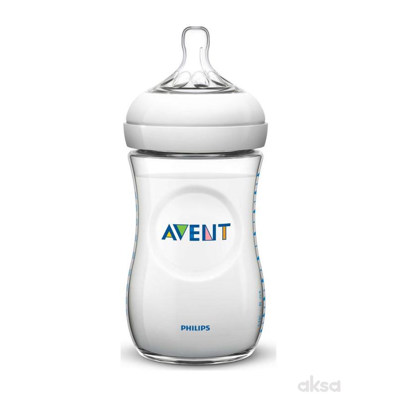 Avent Natural plastična flašica 1m+ 260ml 6397