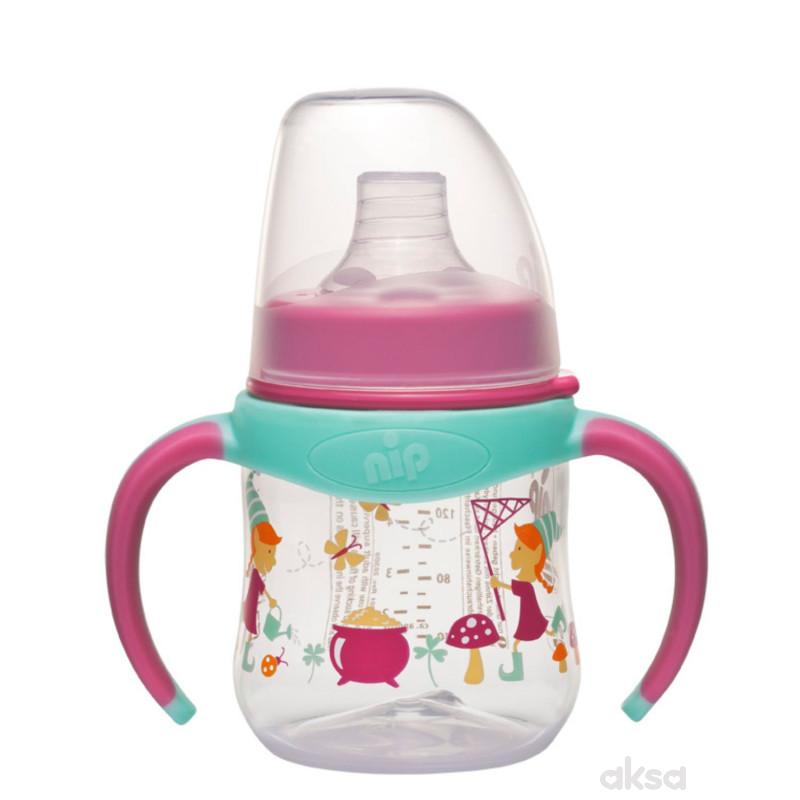 Nip trening flašica dev. ruč. 150ml sil.pisak 6m+