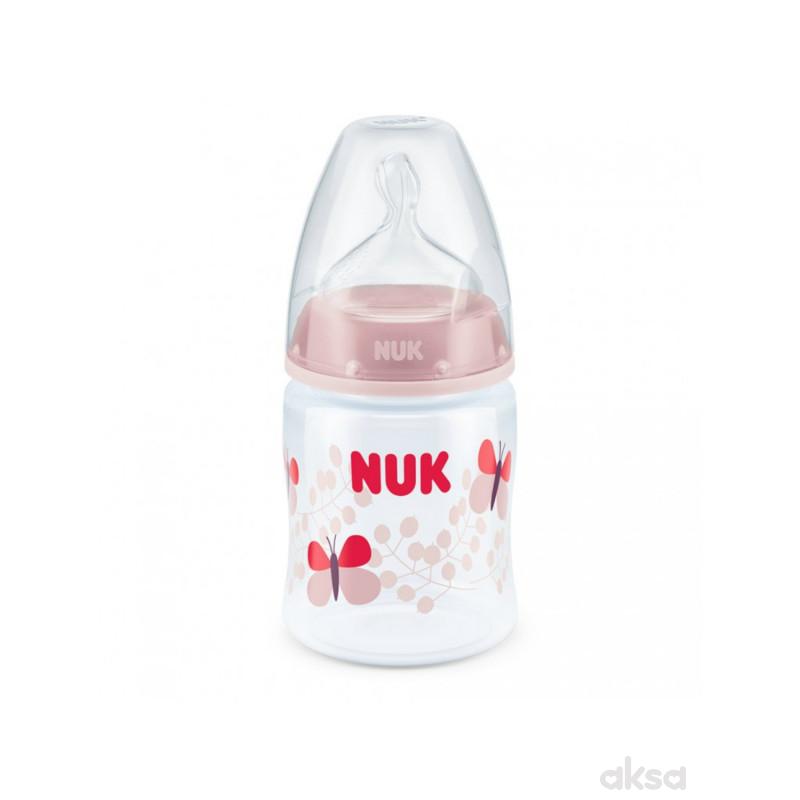 Nuk FC plus plastična flašica, silikon 150ml, 0-6m