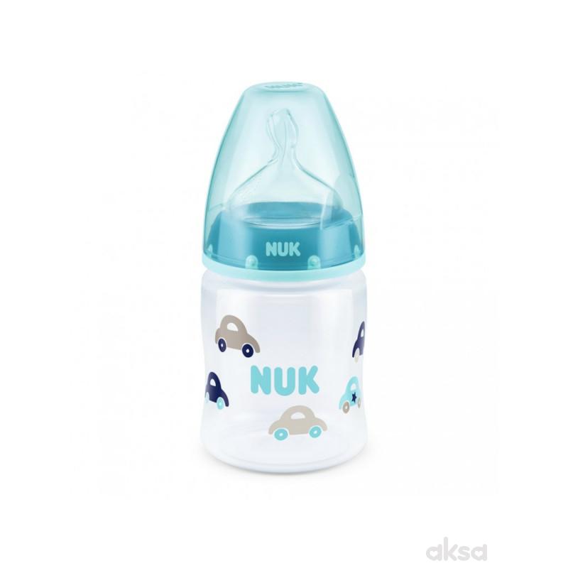 Nuk FC plus plastična flašica, silikon 150ml, 0-6m