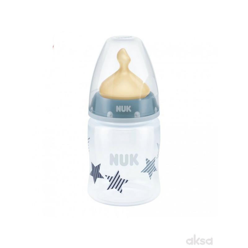 Nuk FC plus plastična flašica, kaučuk 150ml, 0-6m