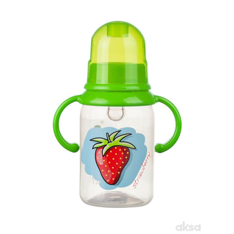 Akuku flašica PP 125 ml, silikon ručke