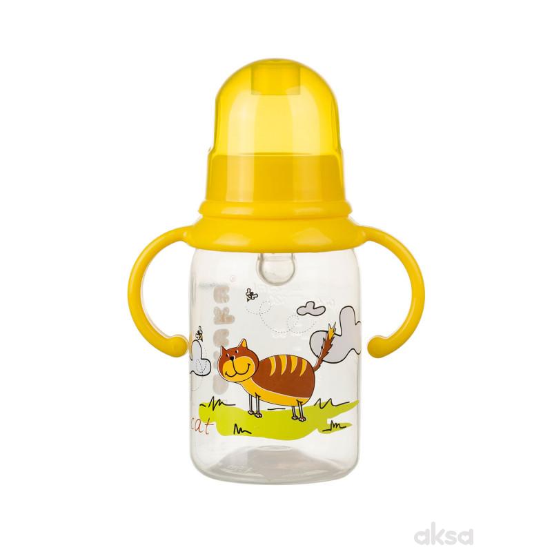 Akuku flašica PP 125 ml, silikon ručke