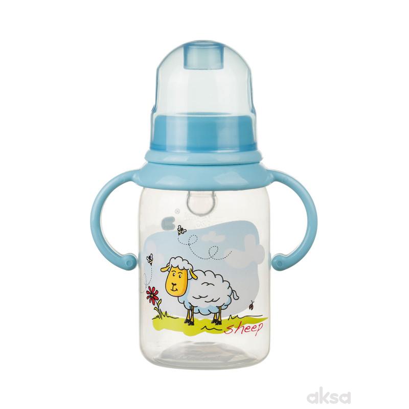 Akuku flašica PP 125 ml, silikon ručke