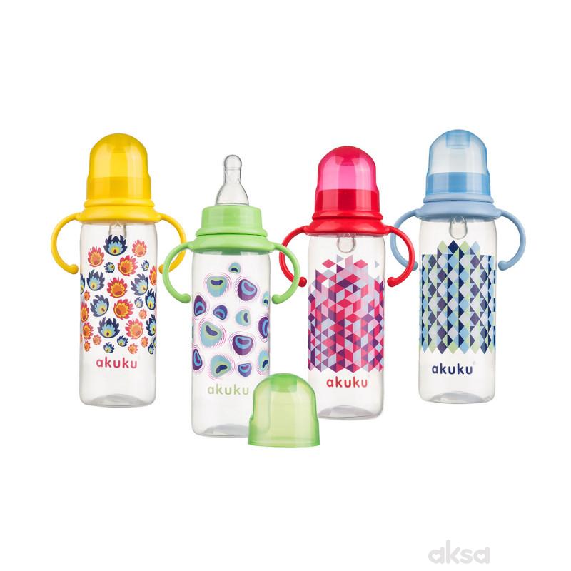 Akuku flašica PP 250 ml, silikon ručke
