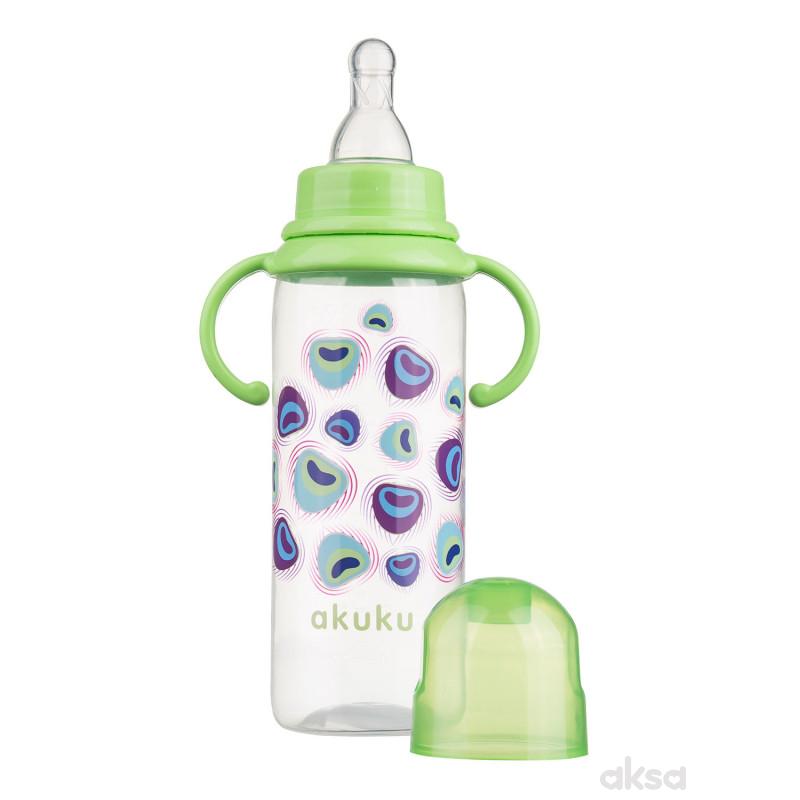 Akuku flašica PP 250 ml, silikon ručke