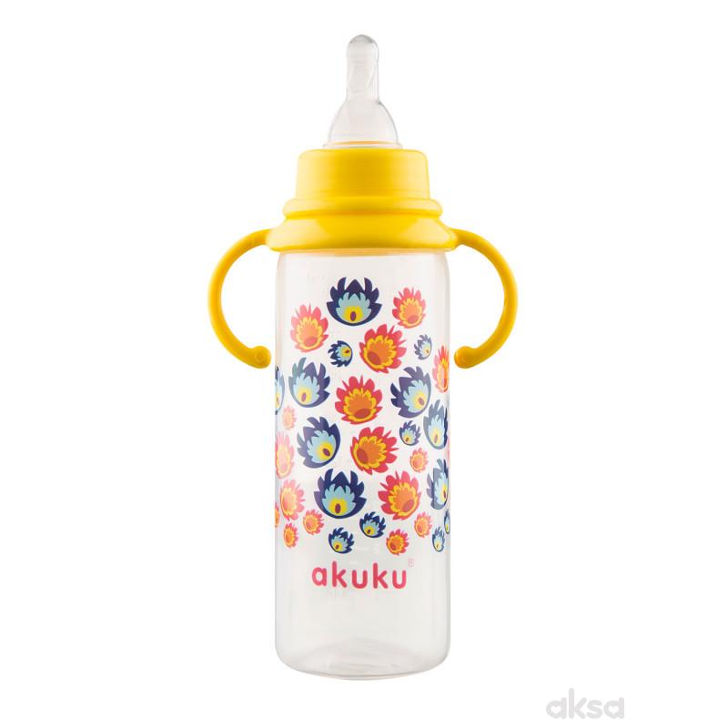 Akuku flašica PP 250 ml, silikon ručke