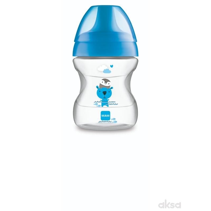 MAM čaša Learn to drink 190ml sa tvrdim piskom 6m+