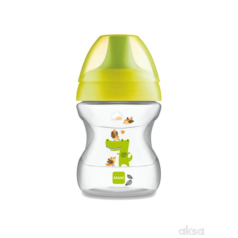 MAM čaša Learn to drink 190ml sa tvrdim piskom 6m+