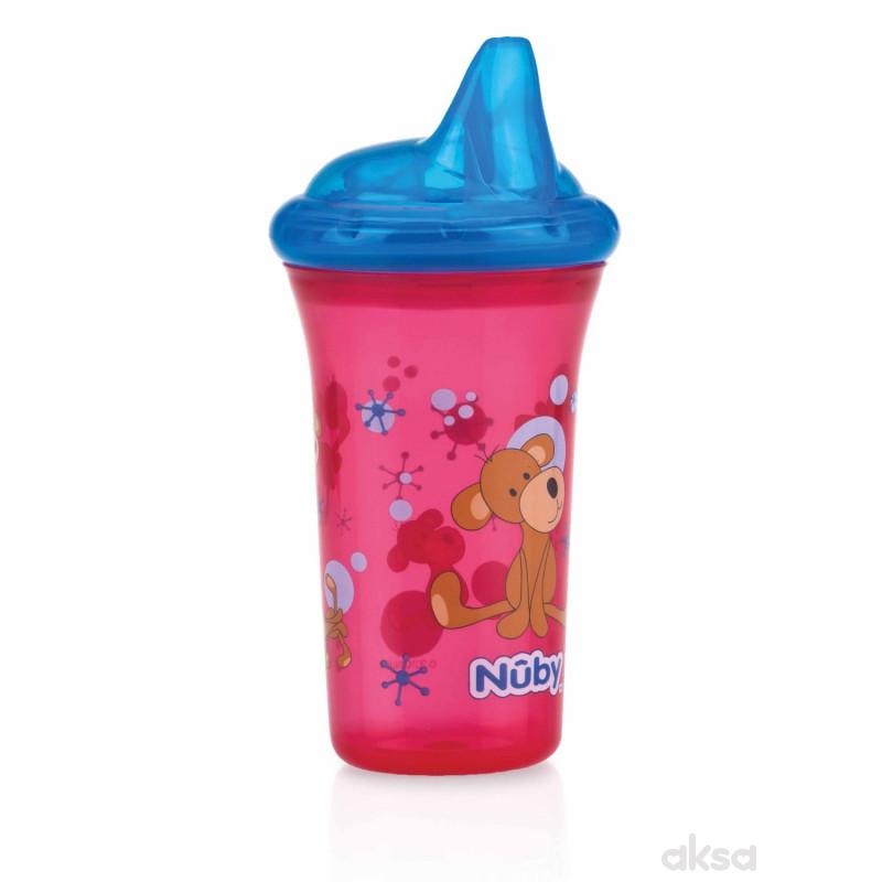 Nuby čaša sa tvrdim piskom, no spill 9m+, 270ml