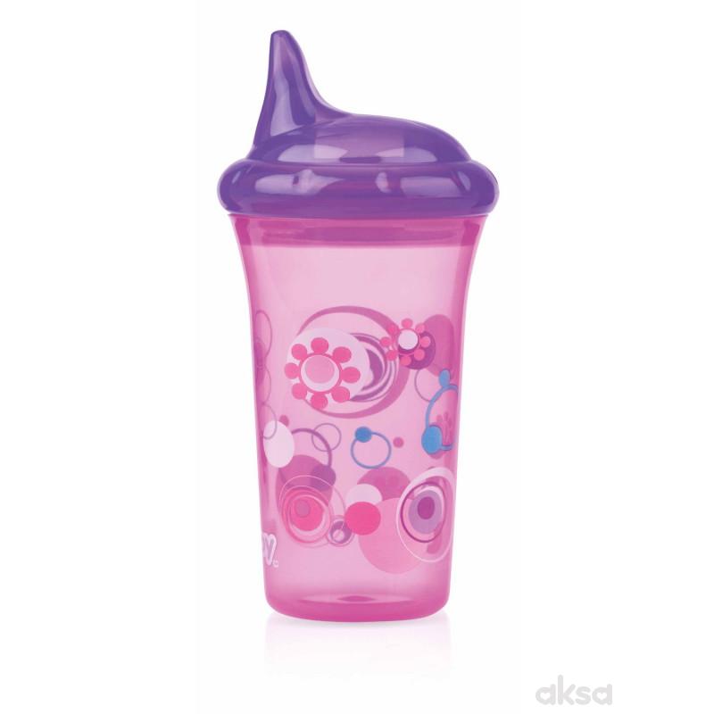 Nuby čaša sa tvrdim piskom, no spill 9m+, 270ml