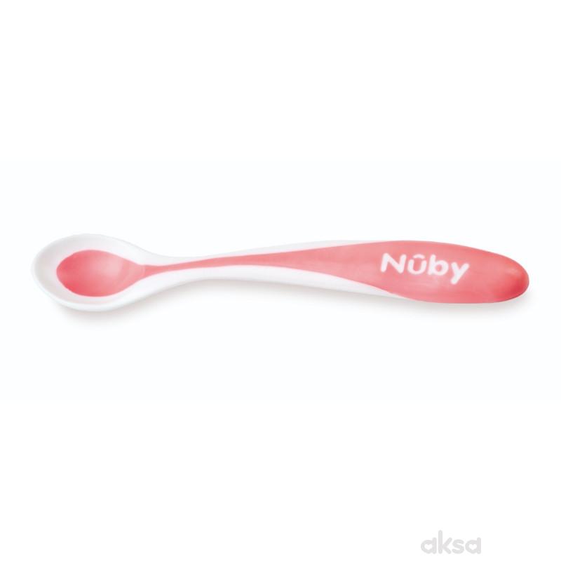 Nuby termoosetljive kašicice meke ivice 3m+ 2 kom