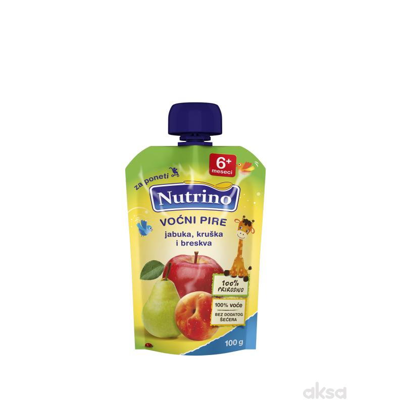 Nutrino pouch jabuka, kruška i breskva 100g