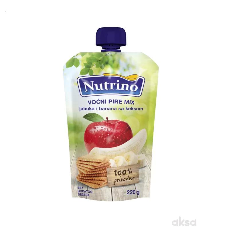 Nutrino pouch mix jabuka i banana sa keksom 220g