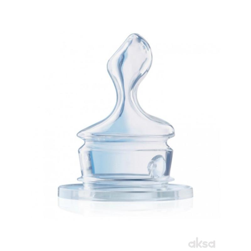Nuk cucla silikon, srednji protok (M), 0-6m