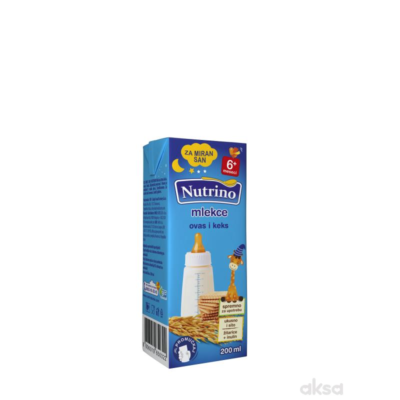 Nutrino mlekce tečna kaša ovas i keks 200ml