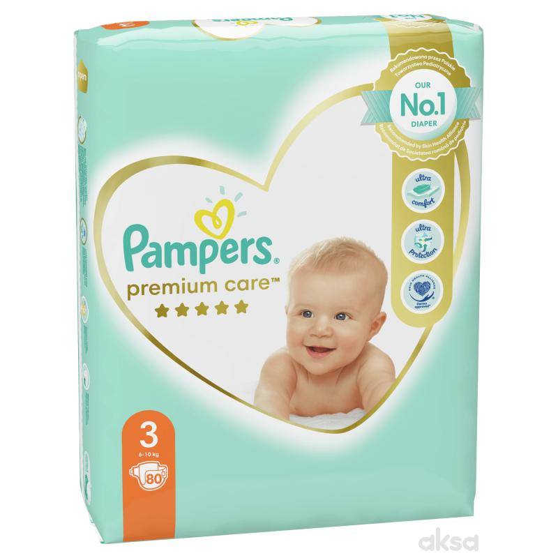 Pampers pelene premium care JP 3 midi 6-10kg 80kom