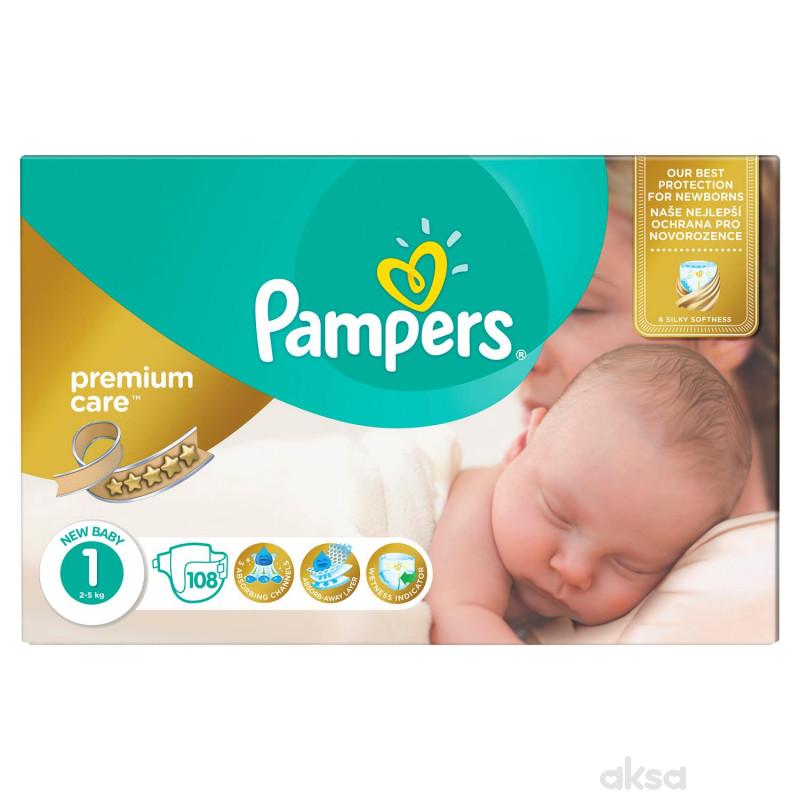 Pampers Pelene Premium Jp 1 Newborn 2 5kg 108kom A002776 Aksa