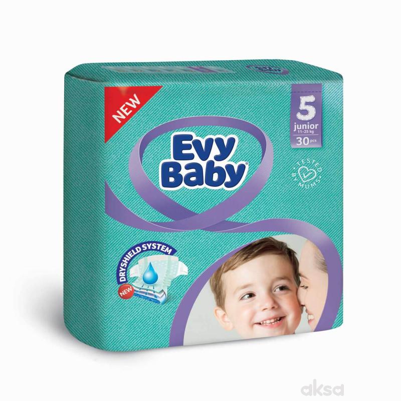 Evy baby pelene twinpack 5 Junior 30kom