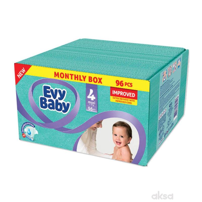 Evy baby pelene box 4 maxi 8-18kg 96kom