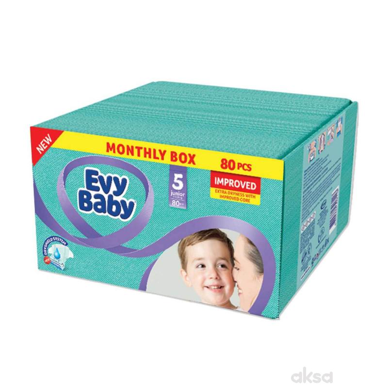Evybaby pelene box 5 junior 12-25kg 80kom