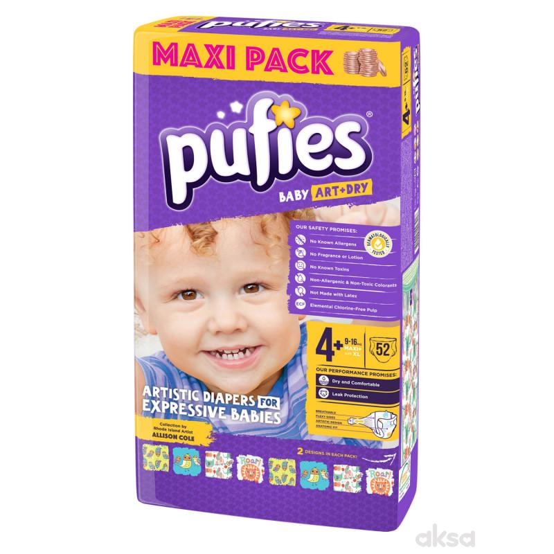 Pufies pelene baby art MP 4+ maxi+ 9-16kg 52kom