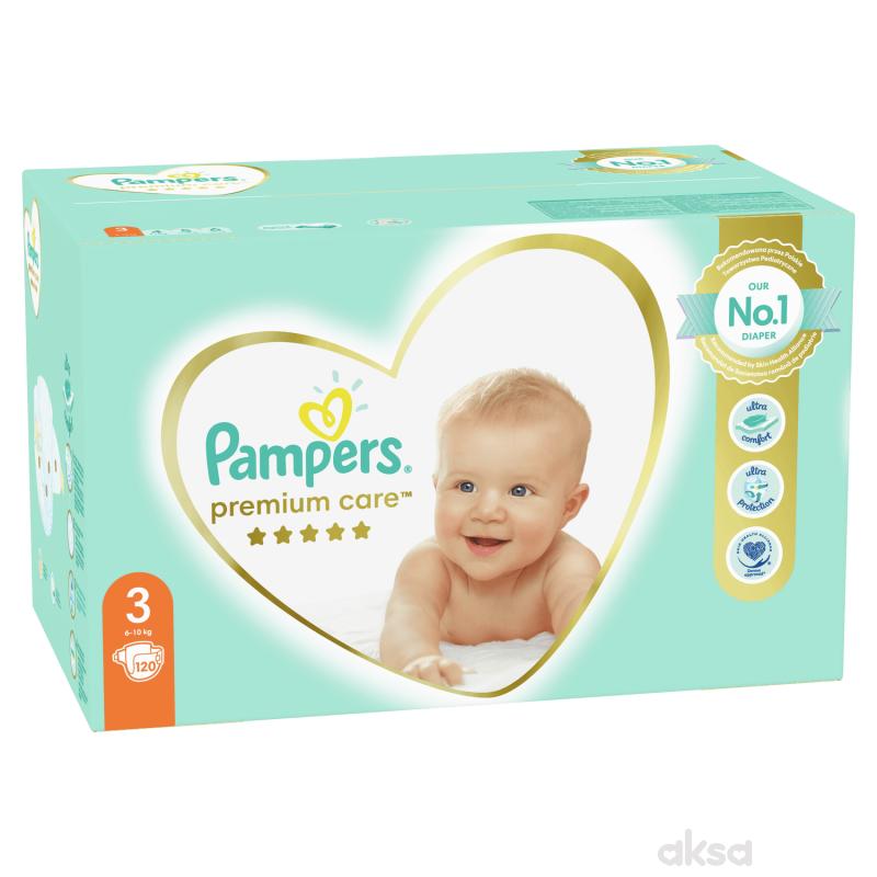 Pampers pelene premium MB 3 midi 6-10kg 120kom