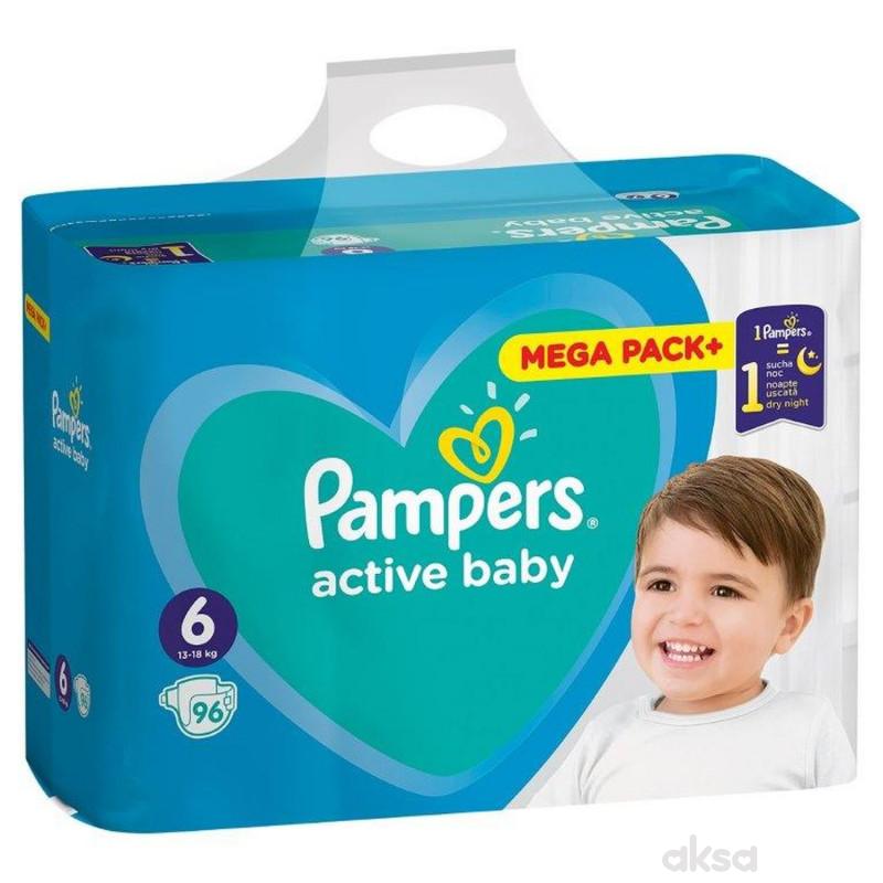 Pampers pelene MB 6 extra large 13-18kg 96kom