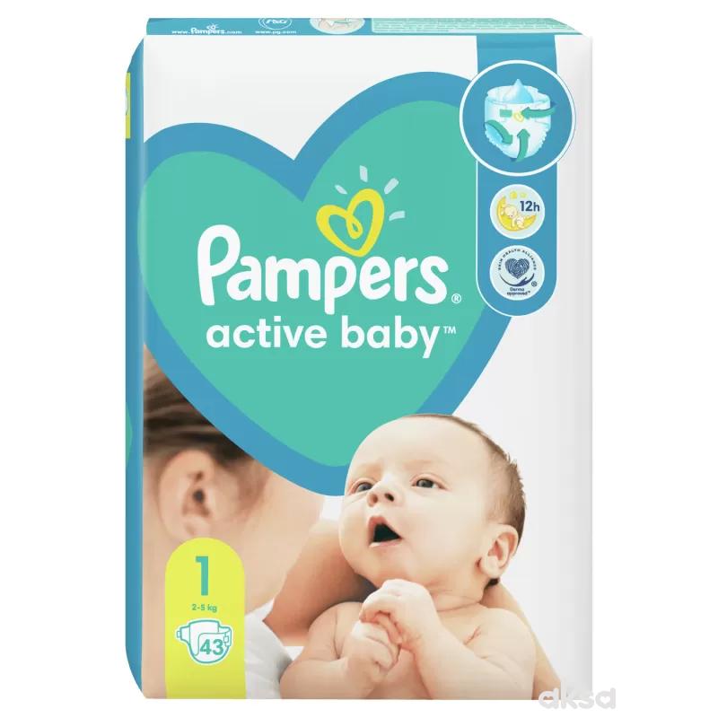 Pampers pelene VP 1 newborn 2-5kg 43kom