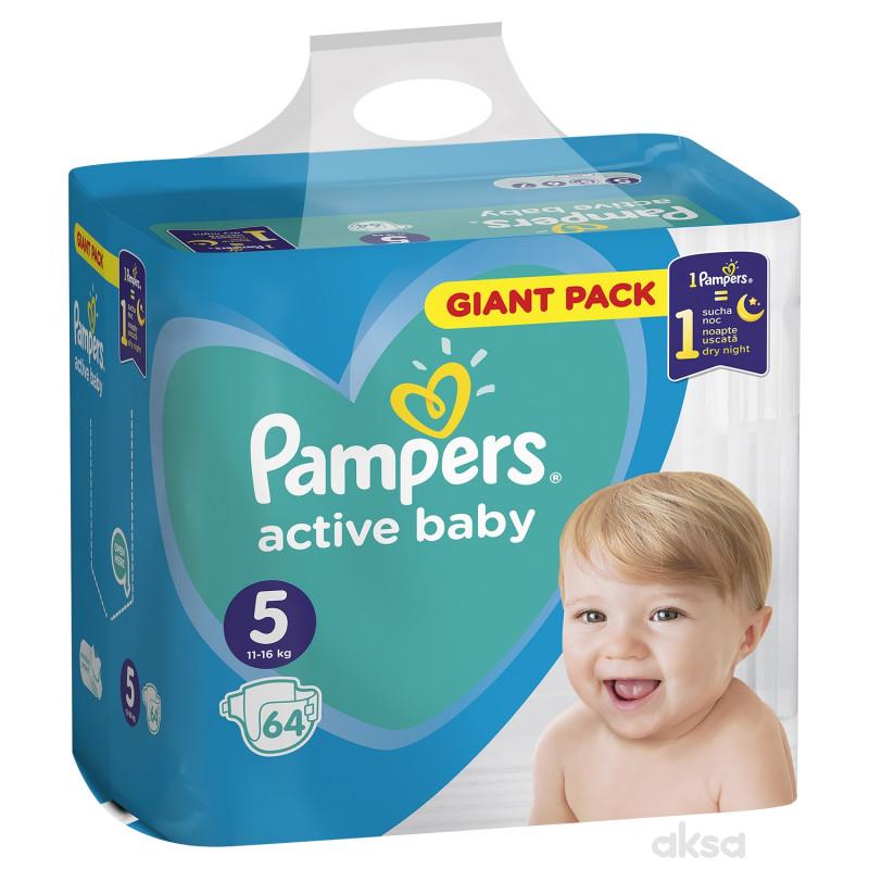 Pampers pelene GP 5 junior 11-16kg 64kom