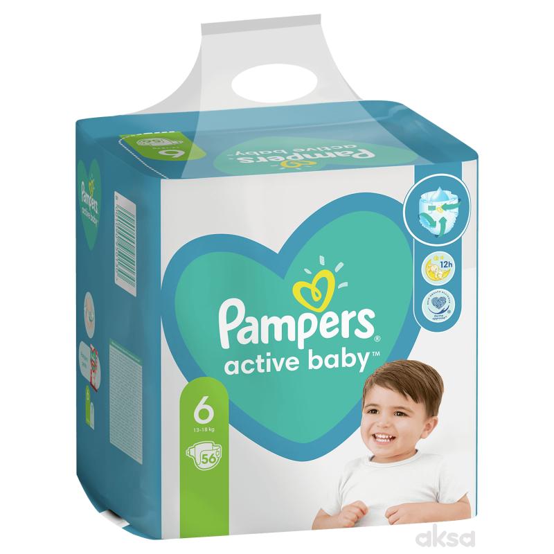 Pampers pelene GP 6 extra large 13-18kg 56kom