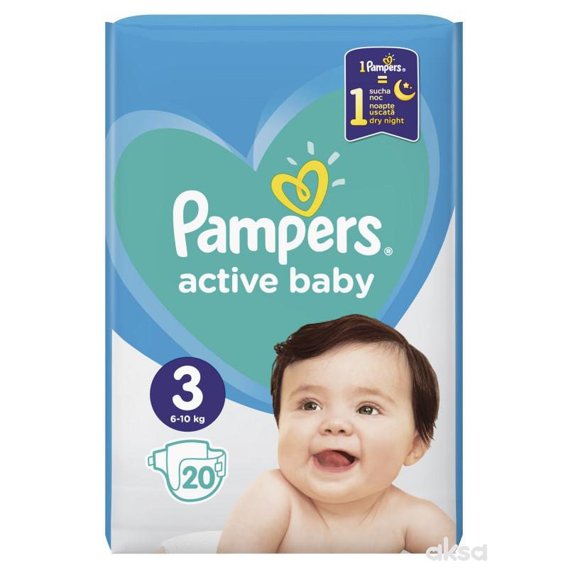 Pampers pelene RP 3 midi 6-10kg 20kom