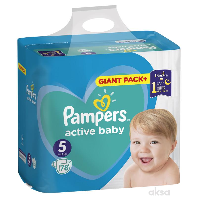 Pampers Pelene Bag 5 Junior 11 16kg 78kom A002871 Aksa