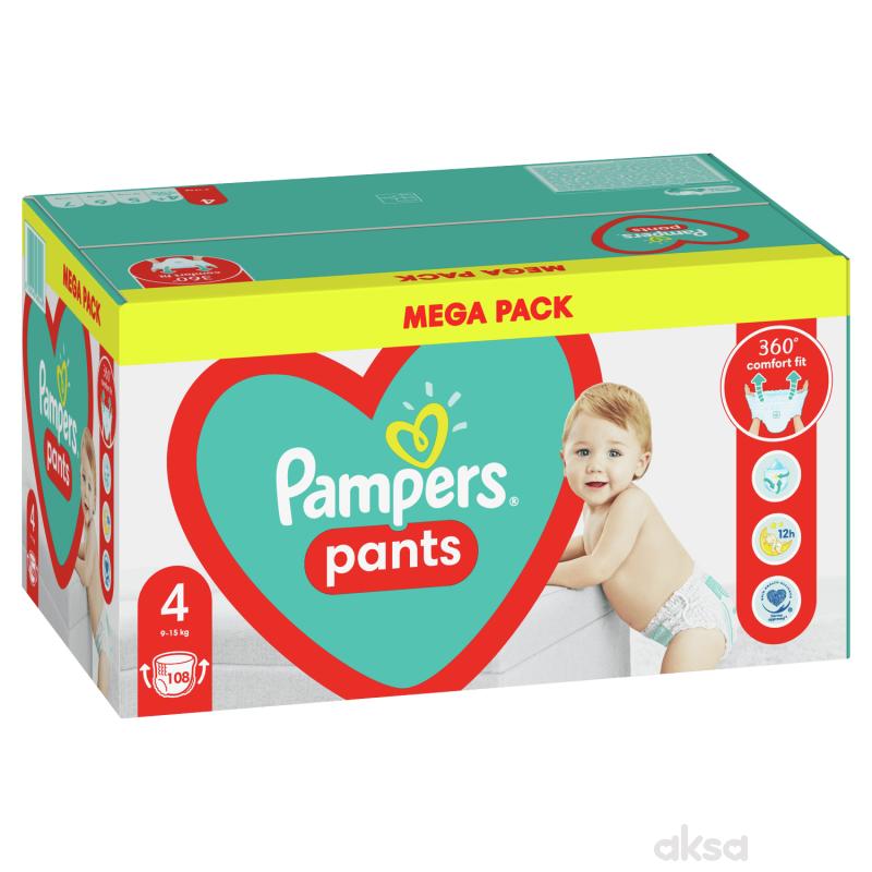 Pampers pants pelene MB 4 maxi 9-15kg 108kom