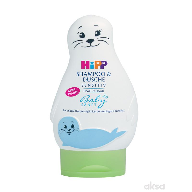 Hipp babysanft šampon i gel za kupanje foka 200ml