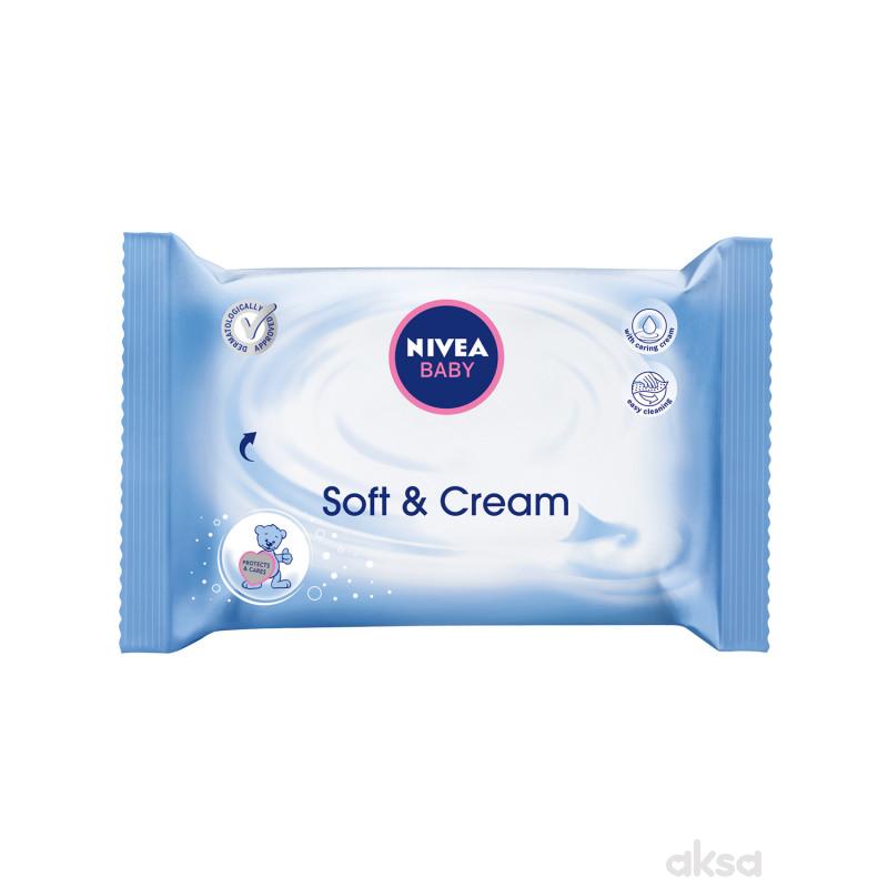 Nivea baby vlažne maramice soft&cream 20kom