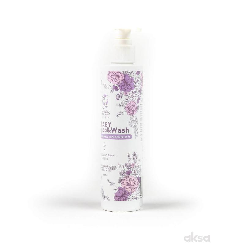 Freebaby šampon i kupka 200ml