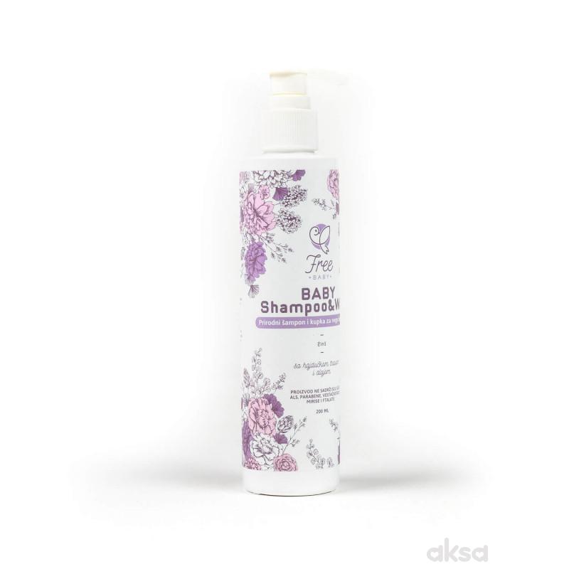Freebaby šampon i kupka 200ml