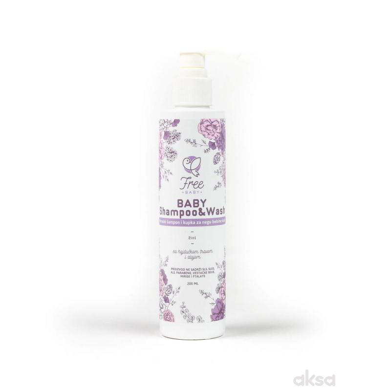 Freebaby šampon i kupka 200ml