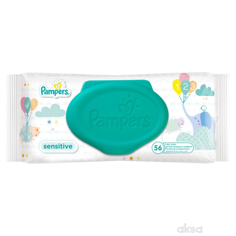 Pampers baby vlažne maramice sensitiv 56kom