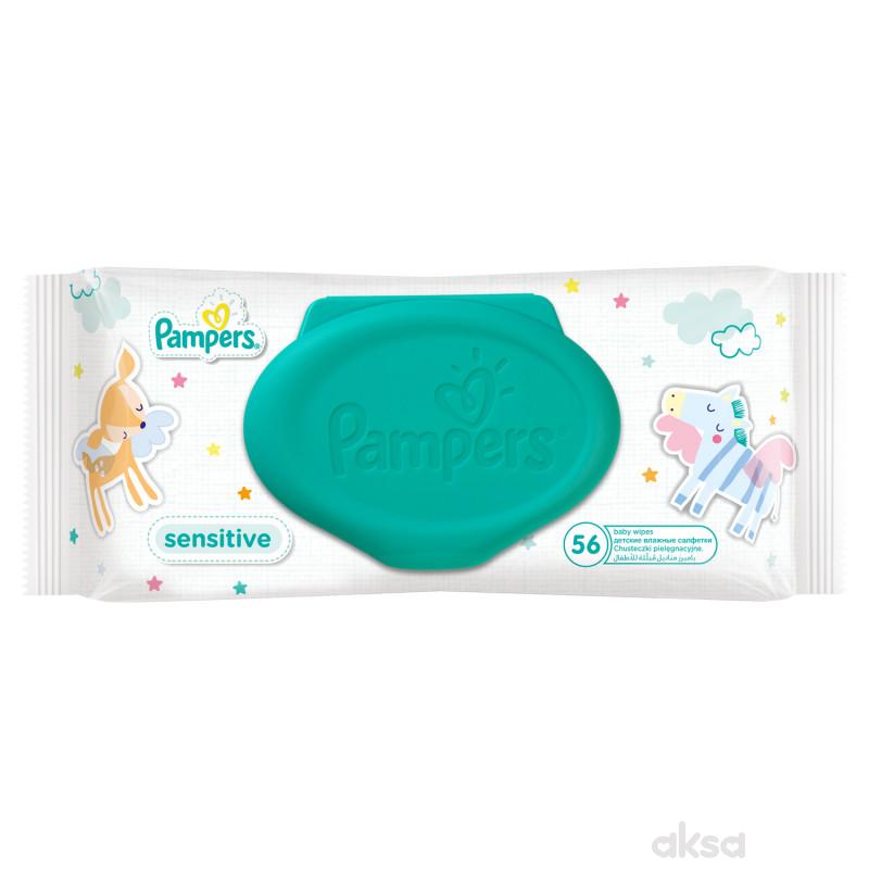 Pampers baby vlažne maramice sensitiv 56kom