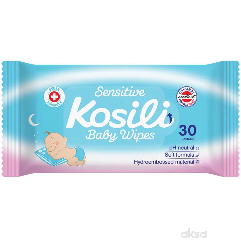 Kosili baby vlažne maramice plave 30kom