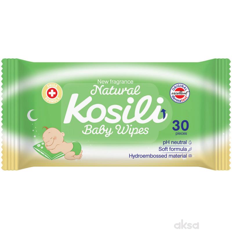 Kosili baby vlažne maramice all natural 30kom