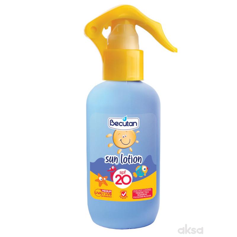Becutan baby mleko za sunčanje SPF20 150ml