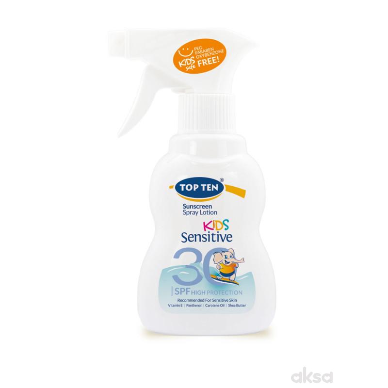 Top ten kids losion za sun. sprej SPF30 200ml