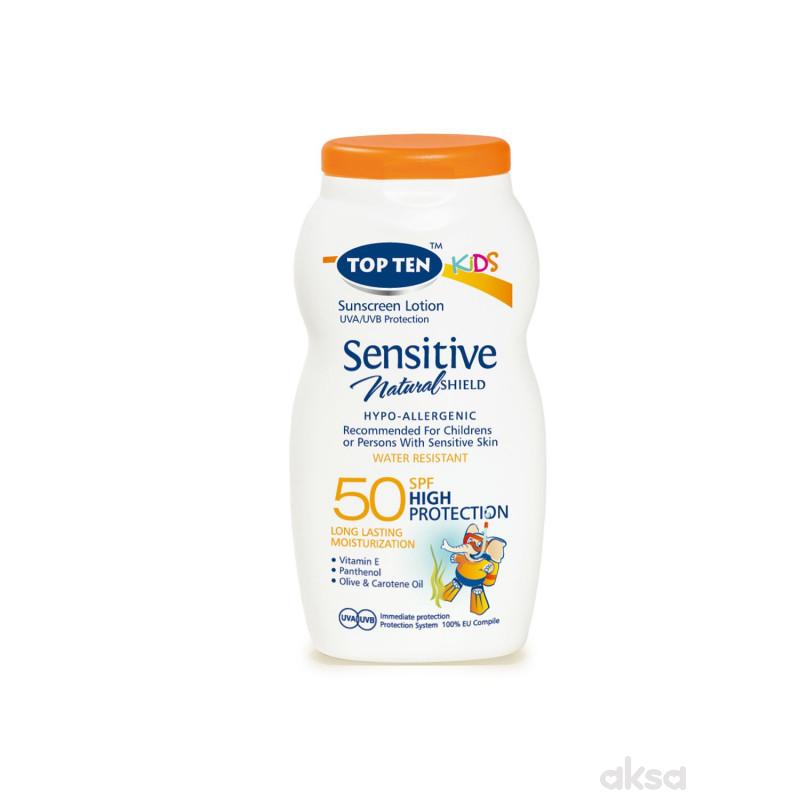 Top ten kids sensitive losion za sun. SPF50 200ml