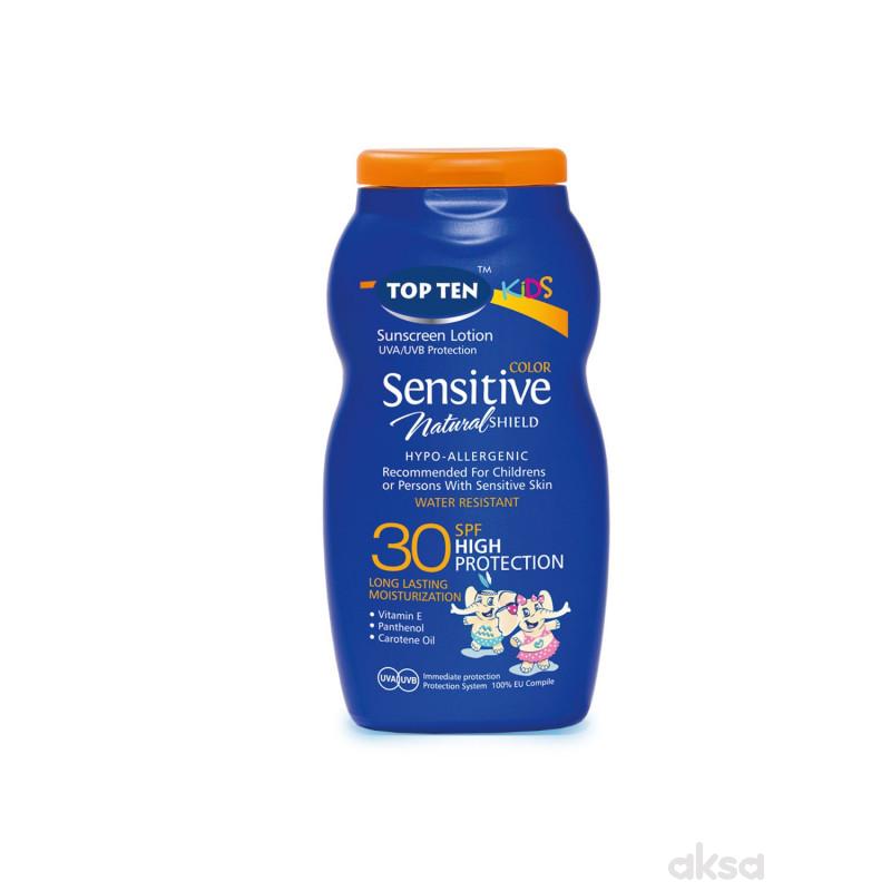 Top ten kids colour sensitive losion SPF30 200ml
